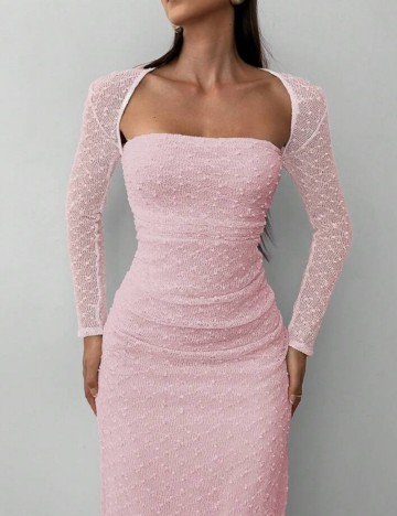 Rochie maxi Shein, roz