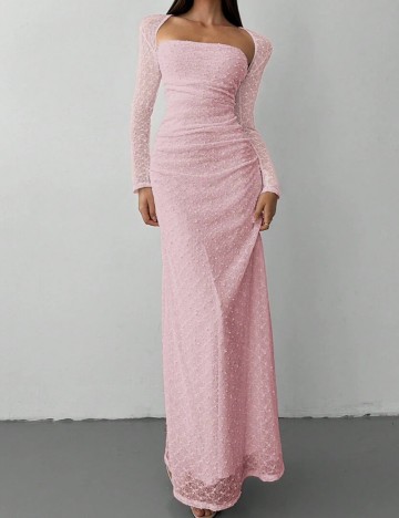 Rochie maxi Shein, roz