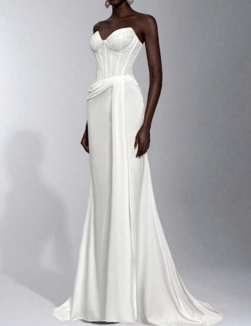 Rochie de ocazie și bridal Shein, alb