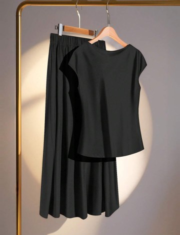 Compleu Shein Curve+, negru