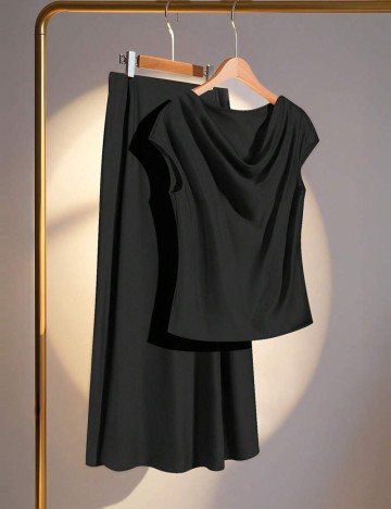 Compleu Shein Curve+, negru