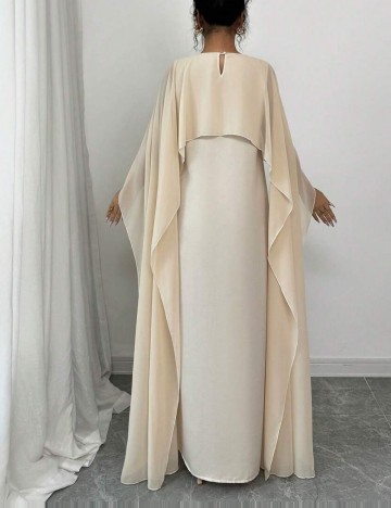 Rochie maxi Shein, crem