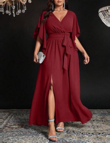 Rochie maxi Shein, vișiniu