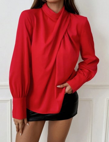 Cămașă Shein, roșu