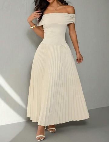 Rochie maxi Shein, bej