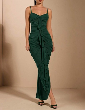 Rochie midi Shein, verde