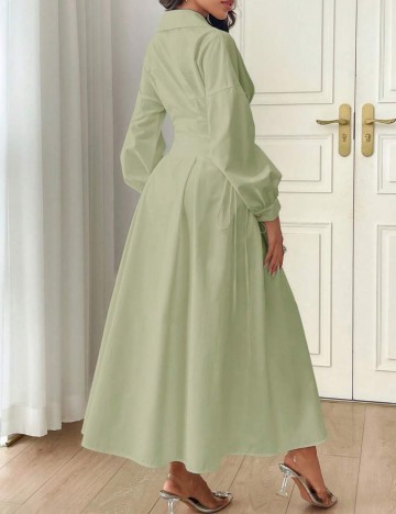 Rochie maxi Shein, verde