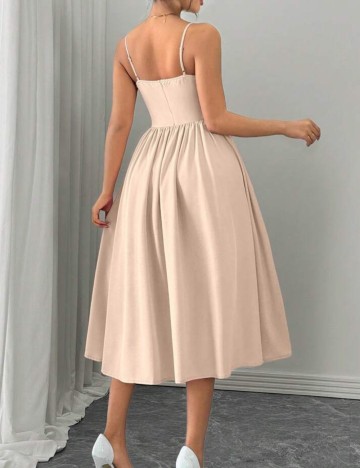 Rochie midi Shein, crem