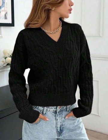 Pulover Shein, negru