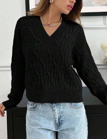 Pulover Shein, negru