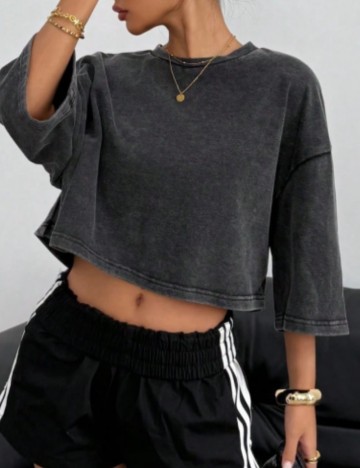 Tricou Shein, gri