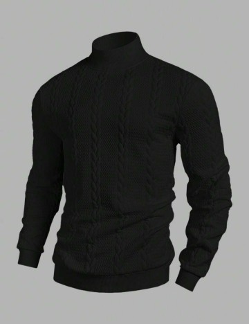 Bluză Shein MANFINITY, negru