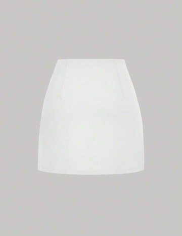 Fustă mini Shein, alb