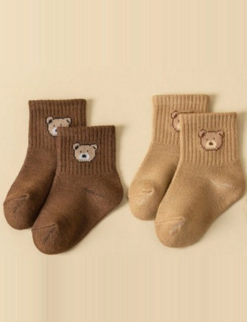 Set șosete Shein, maro