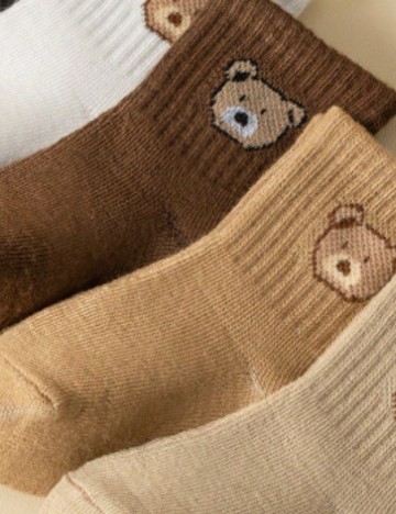 Set șosete Shein, maro