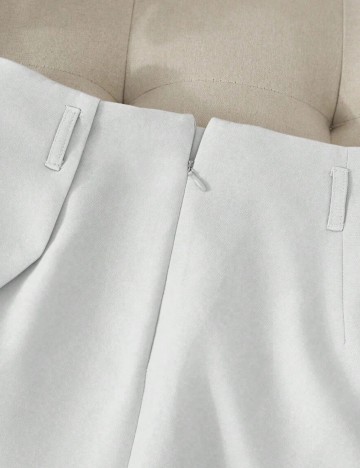 Fustă Pantalon Shein, alb