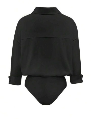 Body Tip Cămașă Shein, negru