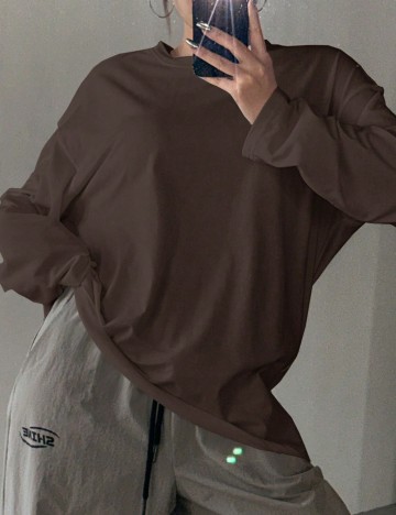 Bluză Shein DAZY, maro