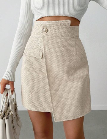 Fustă mini Shein, bej