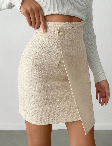 Fustă mini Shein, bej