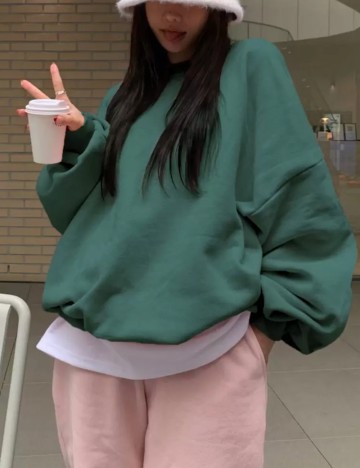 Bluză Shein DAZY, verde