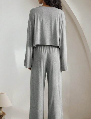 Bluză de pijama Shein, gri