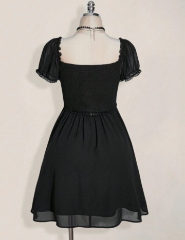 Rochie mini Shein Curve+, negru