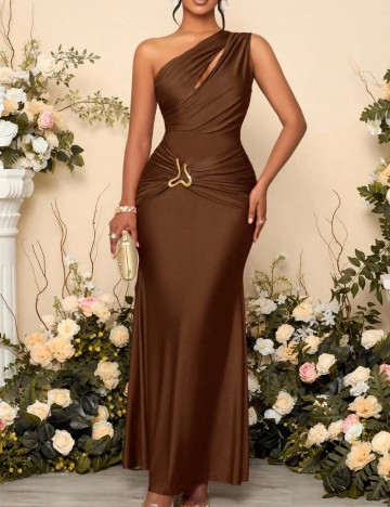 Rochie midi Shein, maro