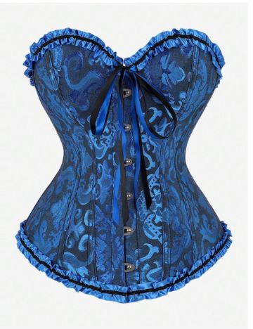 Corset Shein, albastru