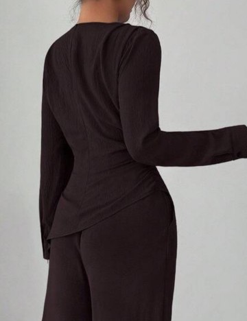 Cămașă Shein, maro