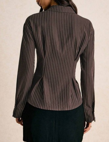 Cămașă Shein, maro