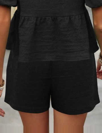 Pantaloni scurți Shein, negru