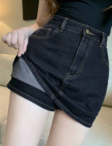 Fustă Pantalon Shein DAZY, albastru