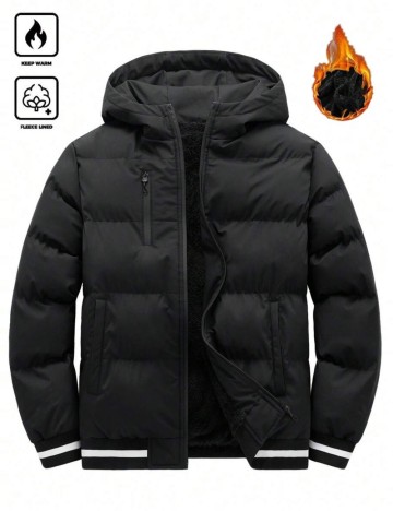 Geacă Shein MANFINITY, negru