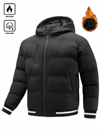 Geacă Shein MANFINITY, negru