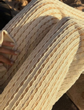 Pantaloni Shein, crem