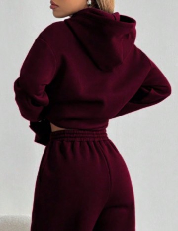 Hanorac Shein, vișiniu