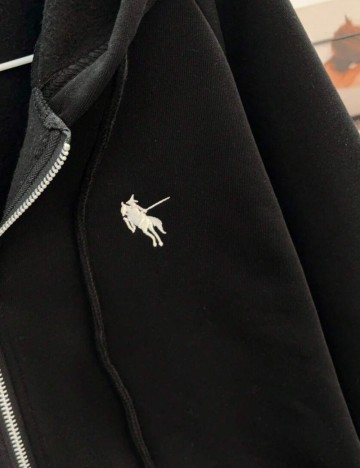Hanorac Cu Fermoar Shein, negru