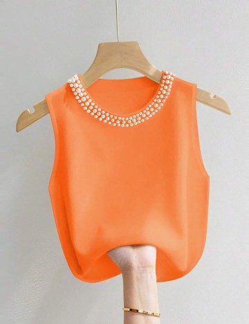 Top Shein, portocaliu