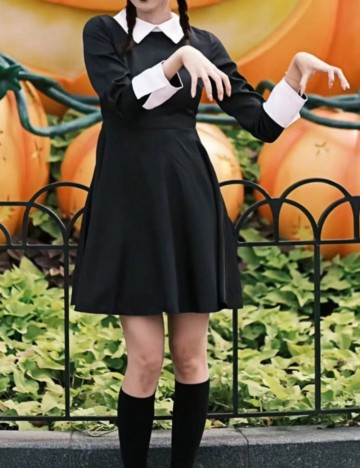 Rochie mini Shein Curve+, negru