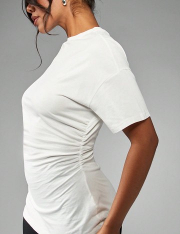 Tricou Shein Missguided, alb