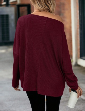 Bluză Shein, vișiniu