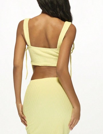 Top Shein Missguided, galben