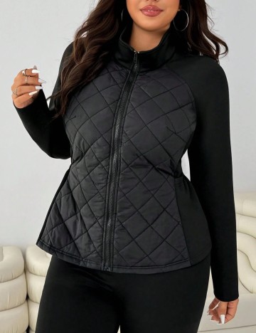 Jachetă Shein Curve+, negru