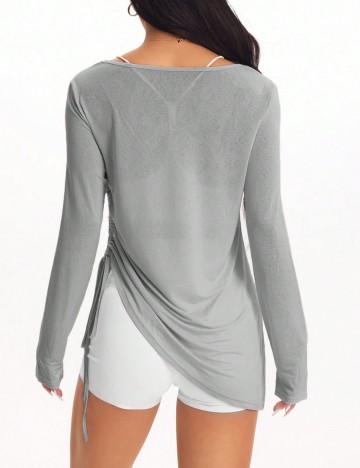 Bluză Shein, gri