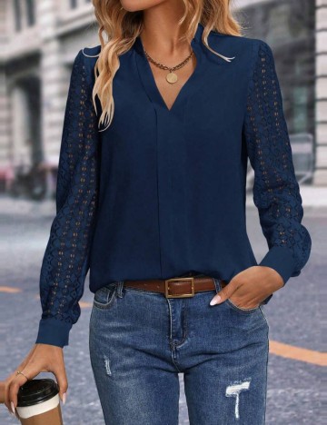 Cămașă Shein, albastru