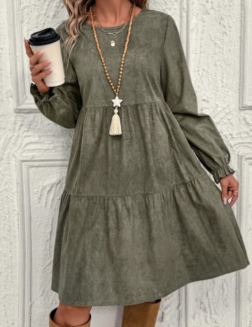 Rochie midi Shein, verde