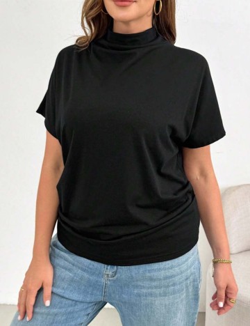Tricou Shein Curve+, negru