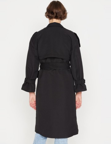 Trench TRENDYOL, negru