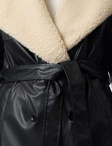 Trench TRENDYOL, negru